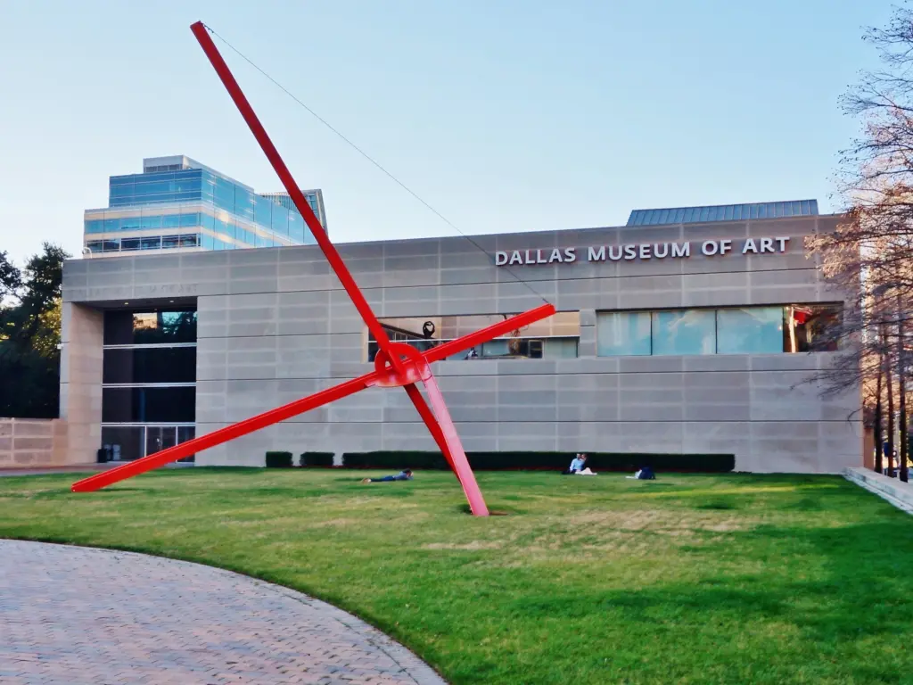 Dallas Museum of Art (DMA) in the Pearl Arts District in Dallas, Texas